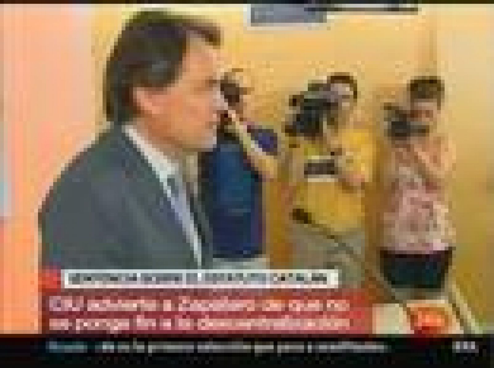 Sin programa: Mas advierte a Zapatero: "Mida sus palabras porque CiU puede forzar la caída de su Gobierno" | RTVE Play
