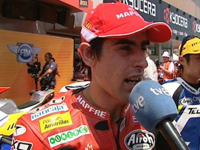Julián Simón se muestra satisfecho con su tercer puesto conseguido en Montmeló.
