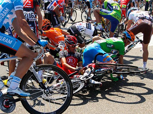 Tour de Francia - Caídas de los favoritos en el Tour
