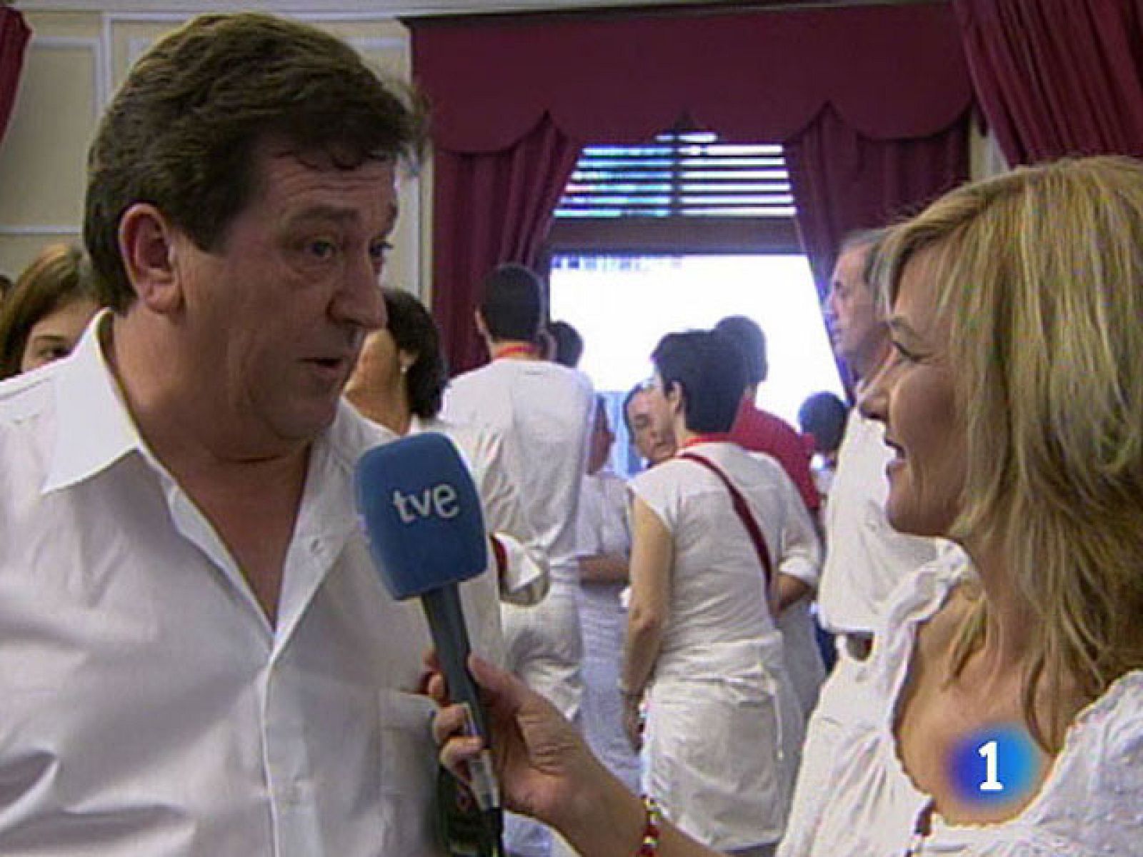 Mari Ganuza, presidente de la Comparsa Gigantes y Cabezudos, lanzará el chupinazo