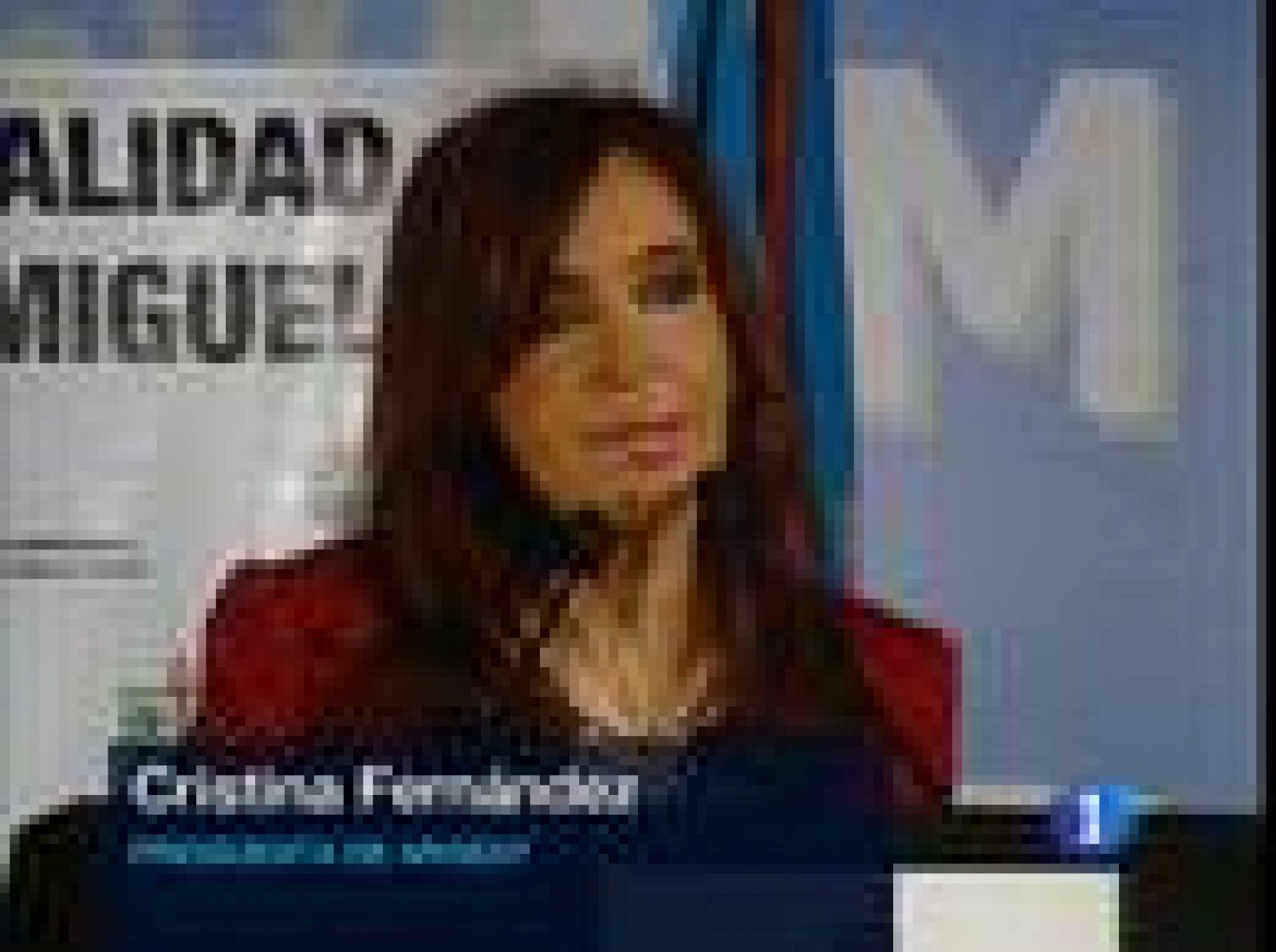 Cristina Fernández: 'Aguante, Maradona' | Ver