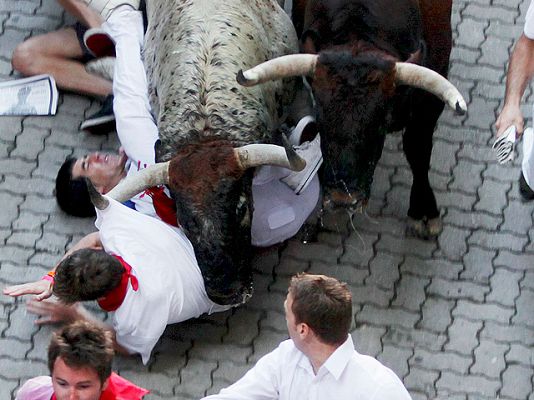 San Fermín - Primer encierro: noble y rápido