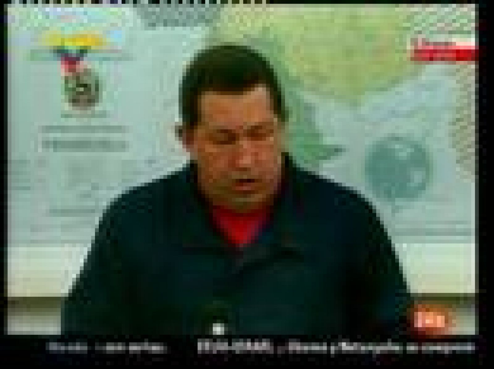 El presidente de Venezuela, Hugo Chavez, ha anunciado la captura de un narcotraficante colombiano buscado por la Interpol.