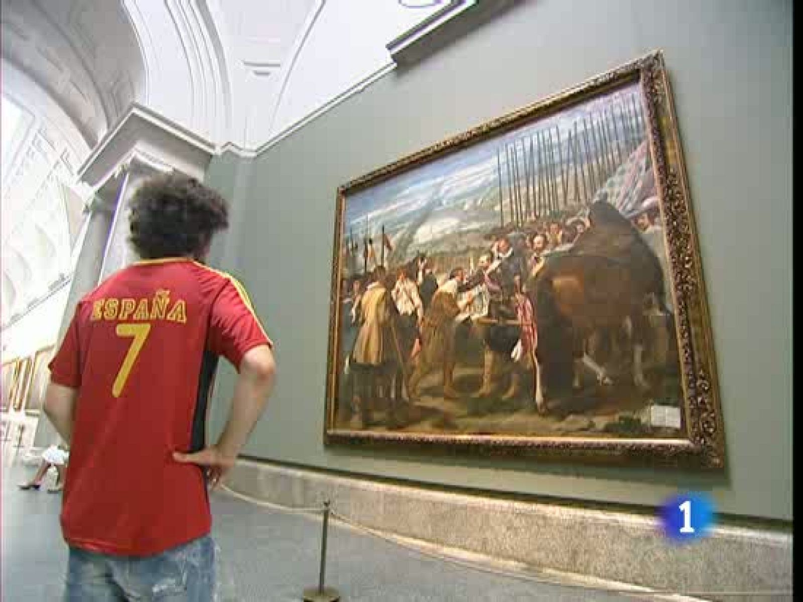 Buscamos inspiración para la final contra Holanda delante de un cuadro, "La rendición de Breda" | Ver