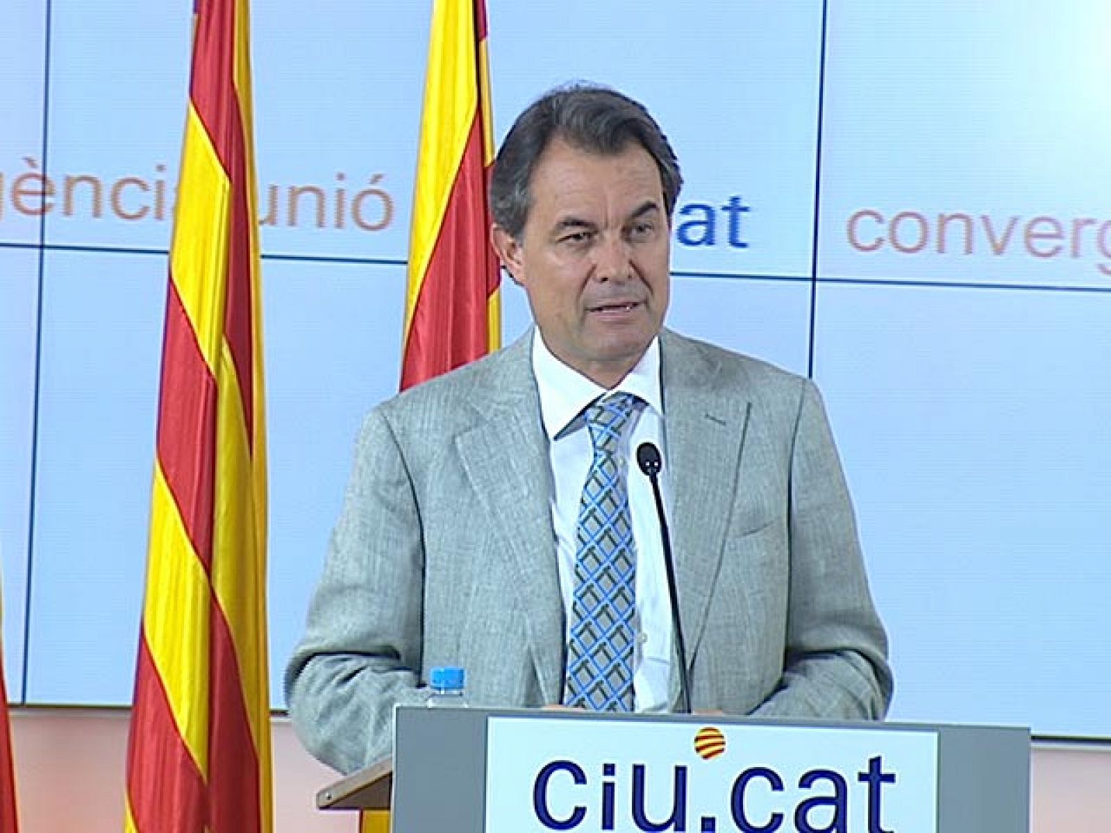Artur Mas: "La primera parte de la sentencia llevaba los derechos de autor del Partido Popular"