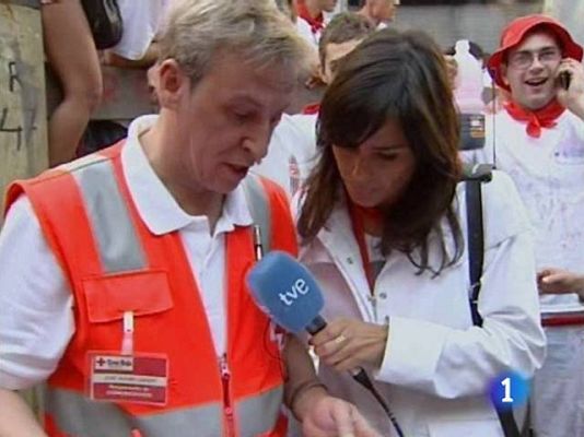 San Fermín - Tres heridos en el cuarto encierro