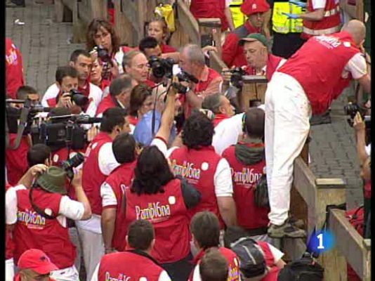 San Fermín - Ofrenda floral por Daniel Jimeno