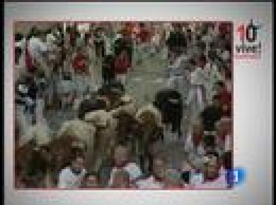 San Fermín - Extraño y masivo cuarto encierro