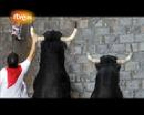 San Fermín - 4º encierro, por Patxi Cervantes