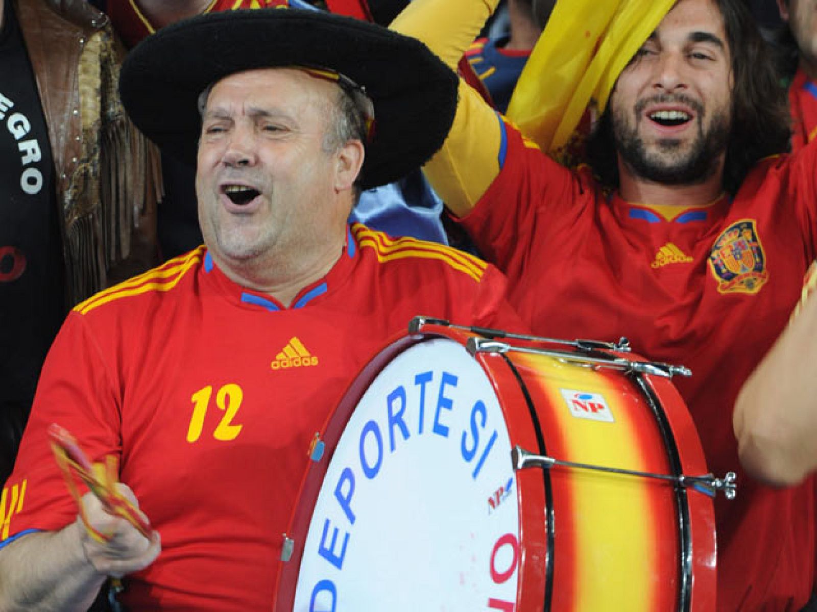 Manolo "El del Bombo" en Sudáfrica