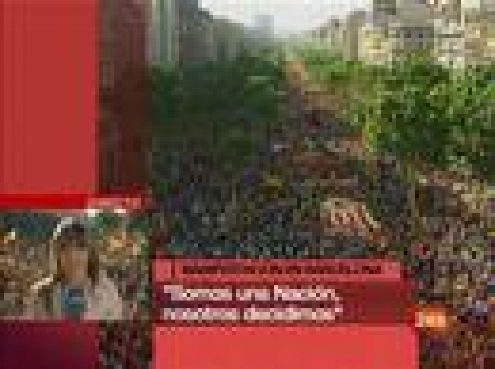 Manifestación en Barcelona contra la sentencia del Constitucional