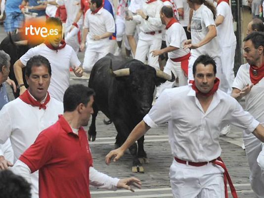 San Fermín - Sexto encierro, por Patxi Cervantes