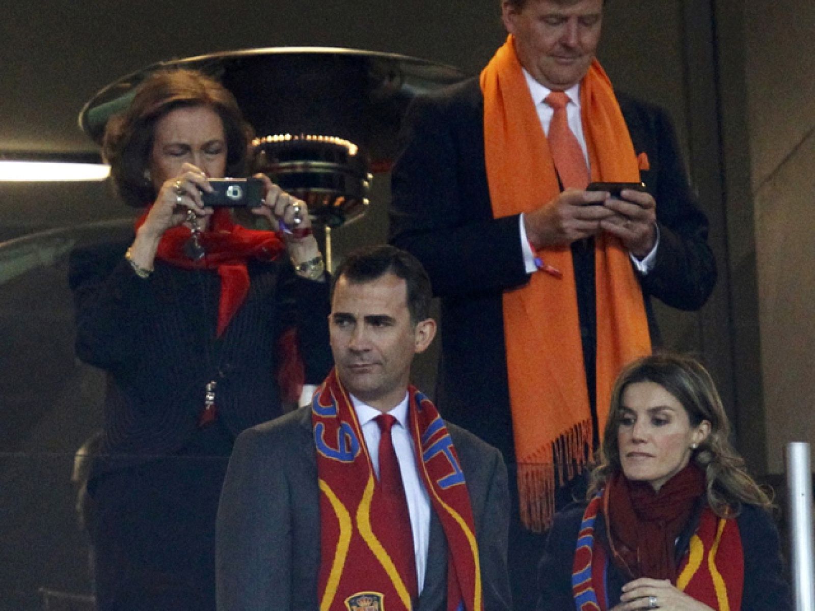 La Casa Real con la selección