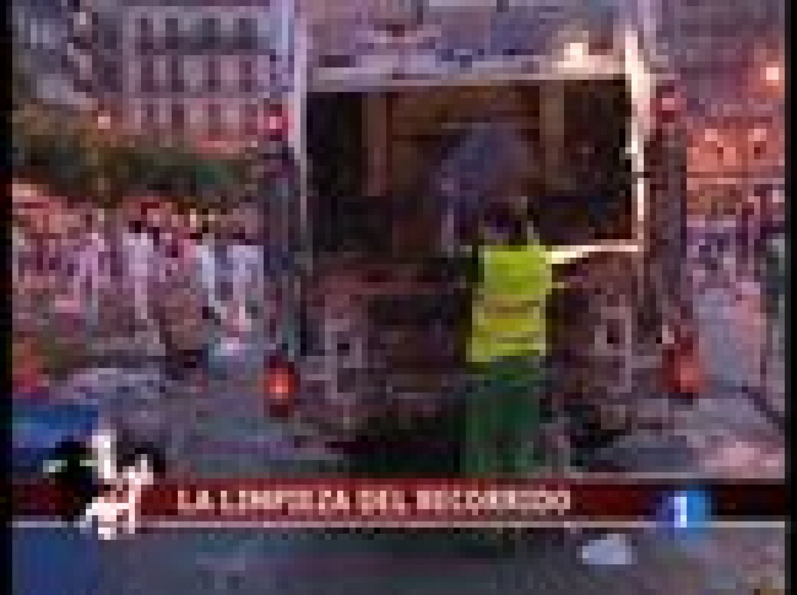 San Fermín 2023: Limpieza de la calle en San Fermín | RTVE Play