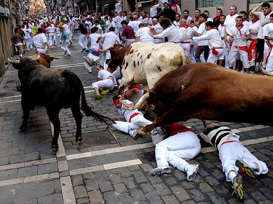 San Fermín - Séptimo encierro de San Fermín 2010
