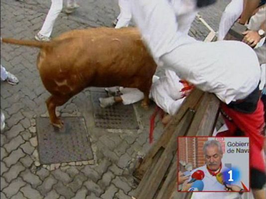 San Fermín - Primer parte médico del último enci