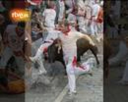 San Fermín - Octavo encierro, por P. Cervantes