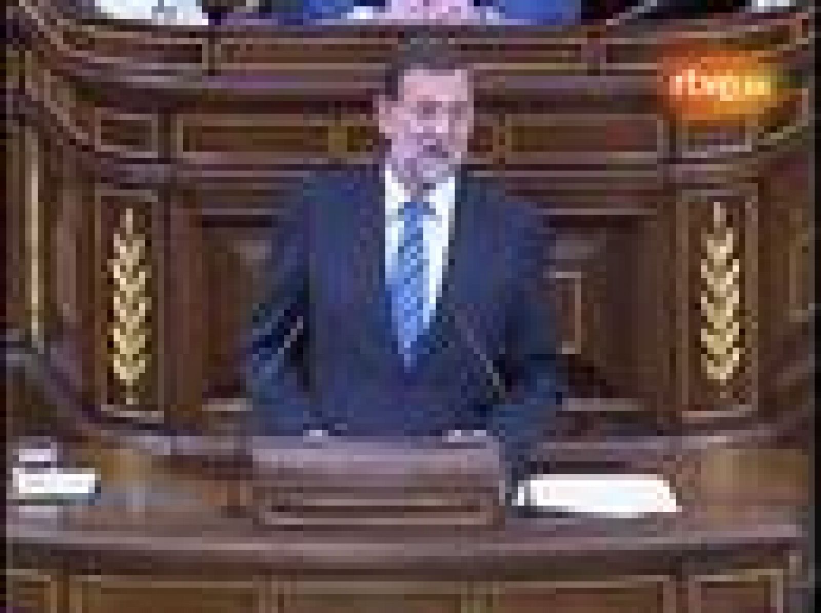 Debate sobre el Estado de la Nación: Rajoy pide a Zapatero que "no juegue con la gente" en relación al Estatut | RTVE Play