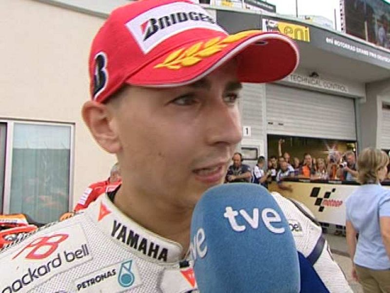 Después de conseguir la 'pole' del GP de Alemania, Jorge Lorenzo cree que tendrá muy difícil vencer en la carrera.