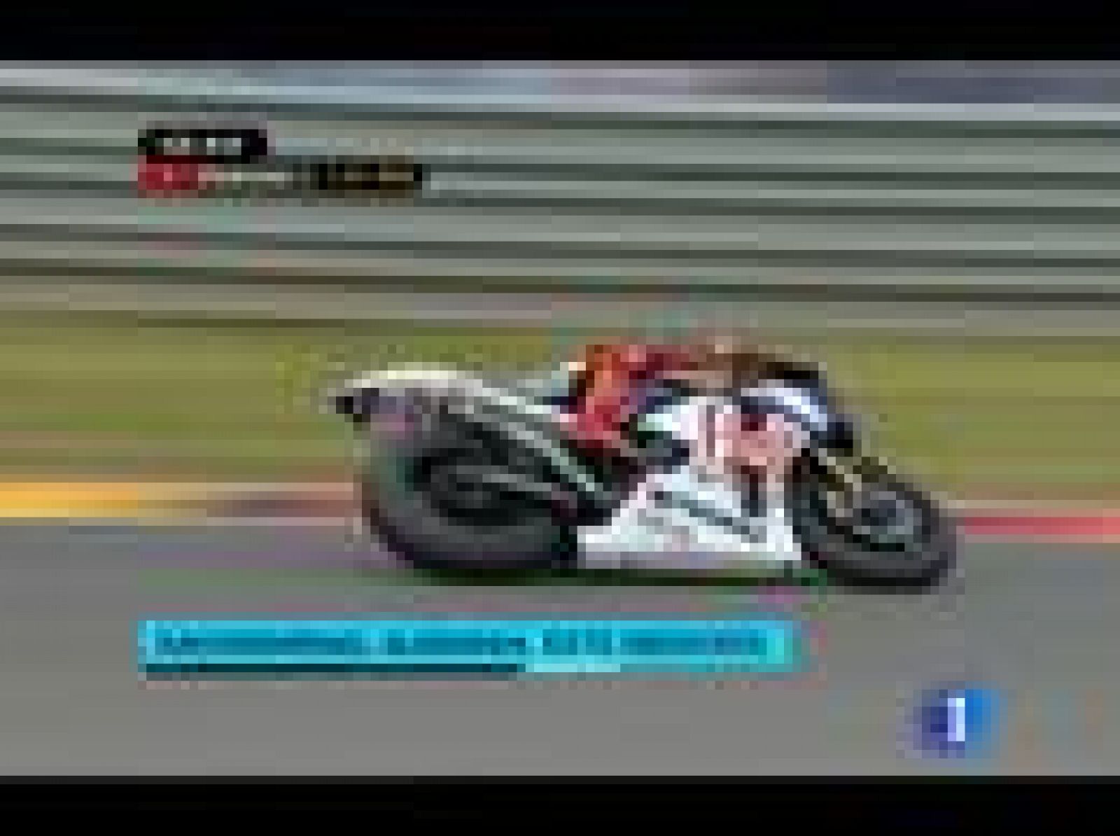 Jorge Lorenzo ha roto el motor pero ha conseguido la 'pole'.