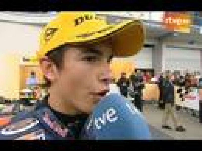 Marc Márquez ha lamentado la caída de Pol Espargaró, que se ha caído cuando luchaba por él por la primera plaza. Koyama y Cortese han completado el podio.