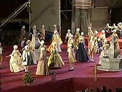 El Minué, uno de los actos centrales de la Bajada de la Virgen de La Palma