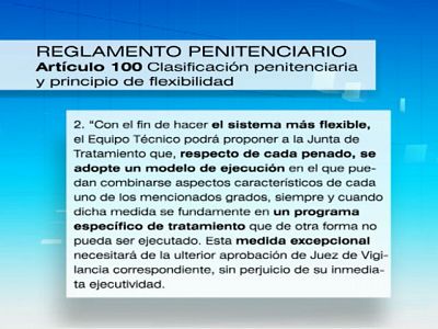 El ministro del Interior asegura que en poltica penitenciaria se cumple la ley y nada ms que la ley