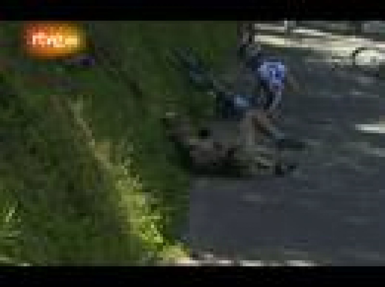 Iban Mayoz del Photom, ha sufrido una caída