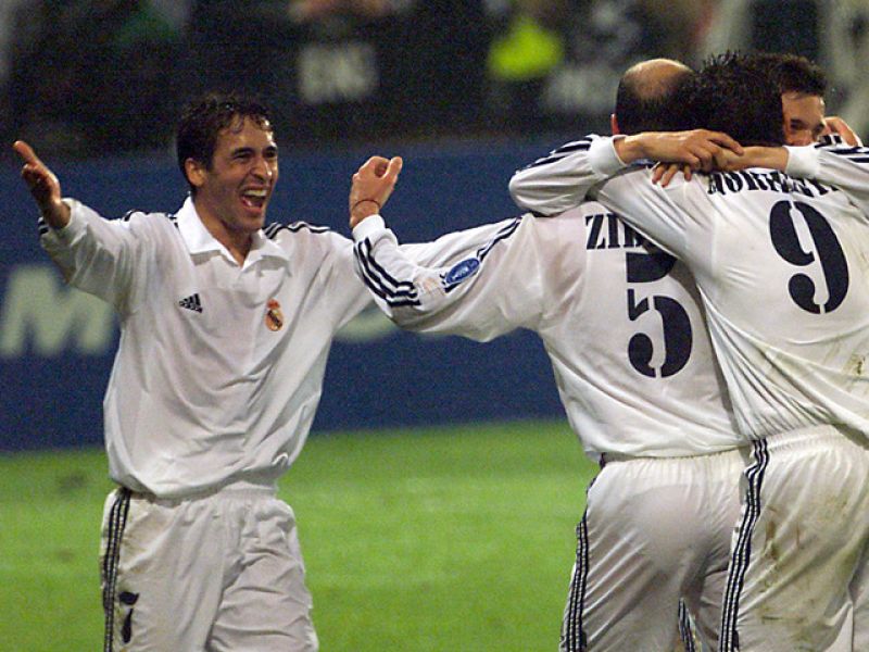 Raúl fue pieza fundamental en la consecución de la novena Copa de Europa del Real Madrid.