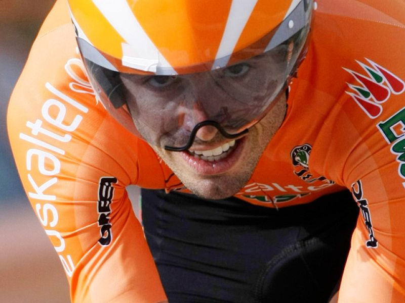  El corredor español Samuel Sánchez 