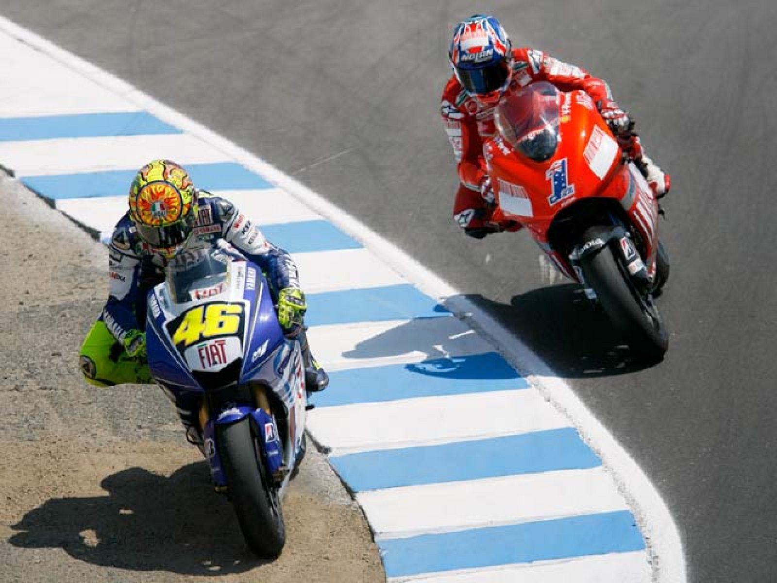 El Mundial de MotoGP llega al circuito de Laguna Seca, con su mítica curva 'sacacorchos'.