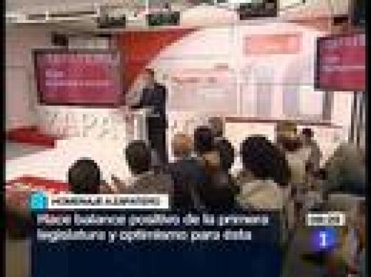 Telediario 1 - Telediario en 4' - 23/07/10