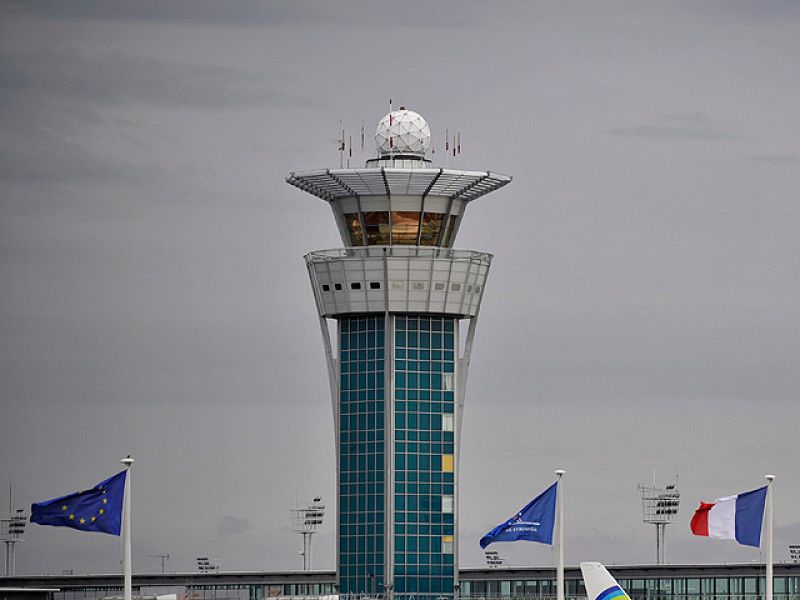 El trabajo de los controladores aéreos