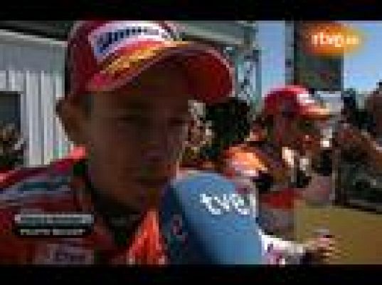  - Lorenzo sorprendido ante la pole.