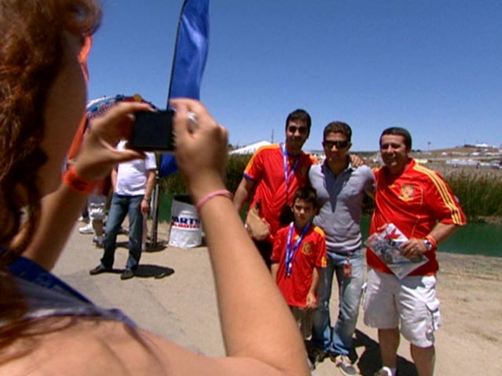 Gente de toda condición se ha podido ver en el 'paddock' de Laguna Seca.