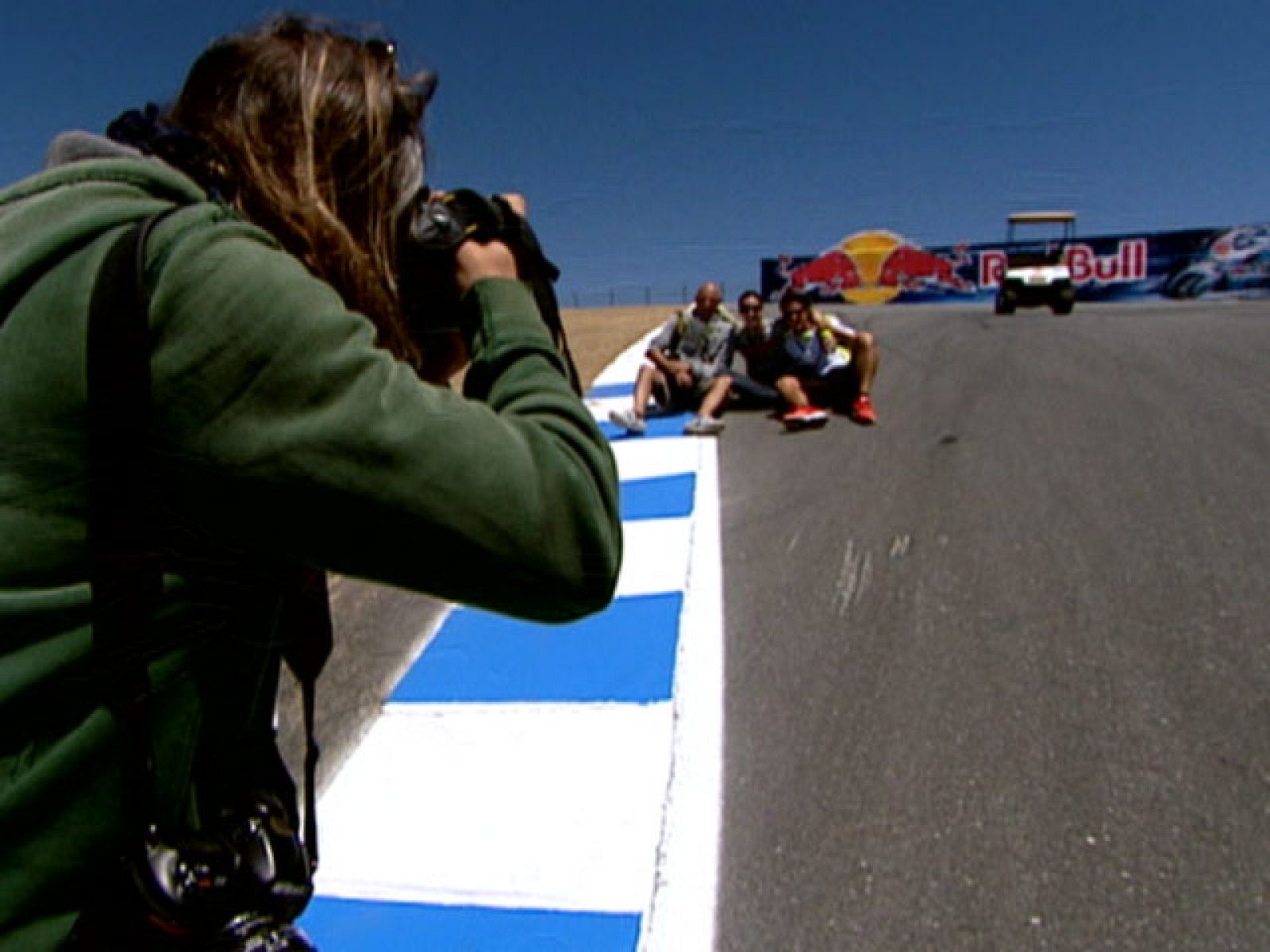 La mítica curva del 'sacacorchos', en el circuito de Laguna Seca, se ha convertido en un lugar de peregrinación.