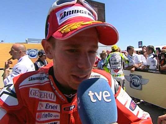  - Stoner contento en su mejor carrera