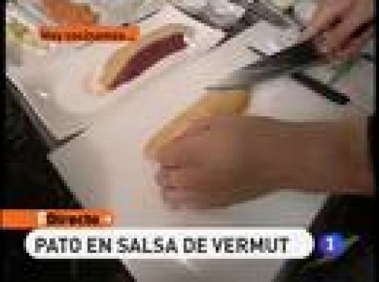 Pato en salsa de vermut