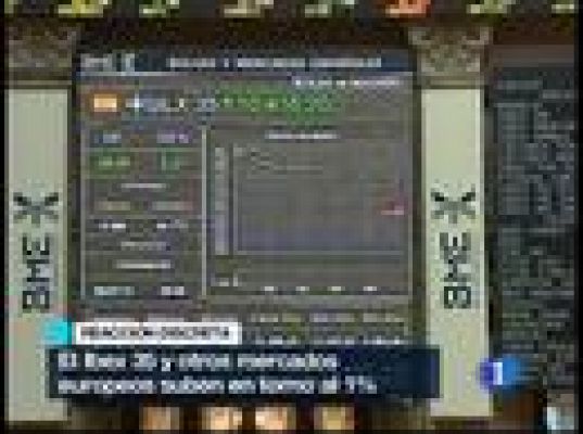  - Subidas moderadas en la Bolsa