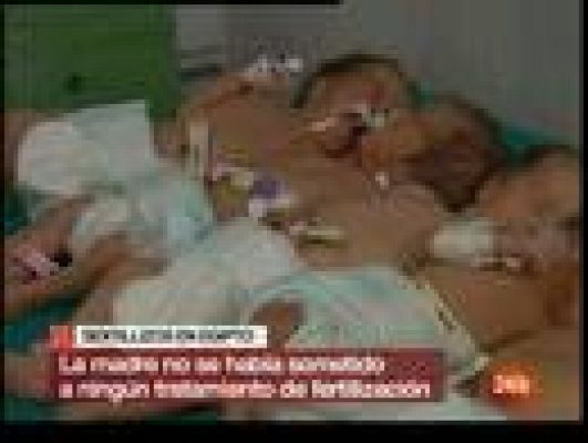  - Una mujer da a luz sextillizos