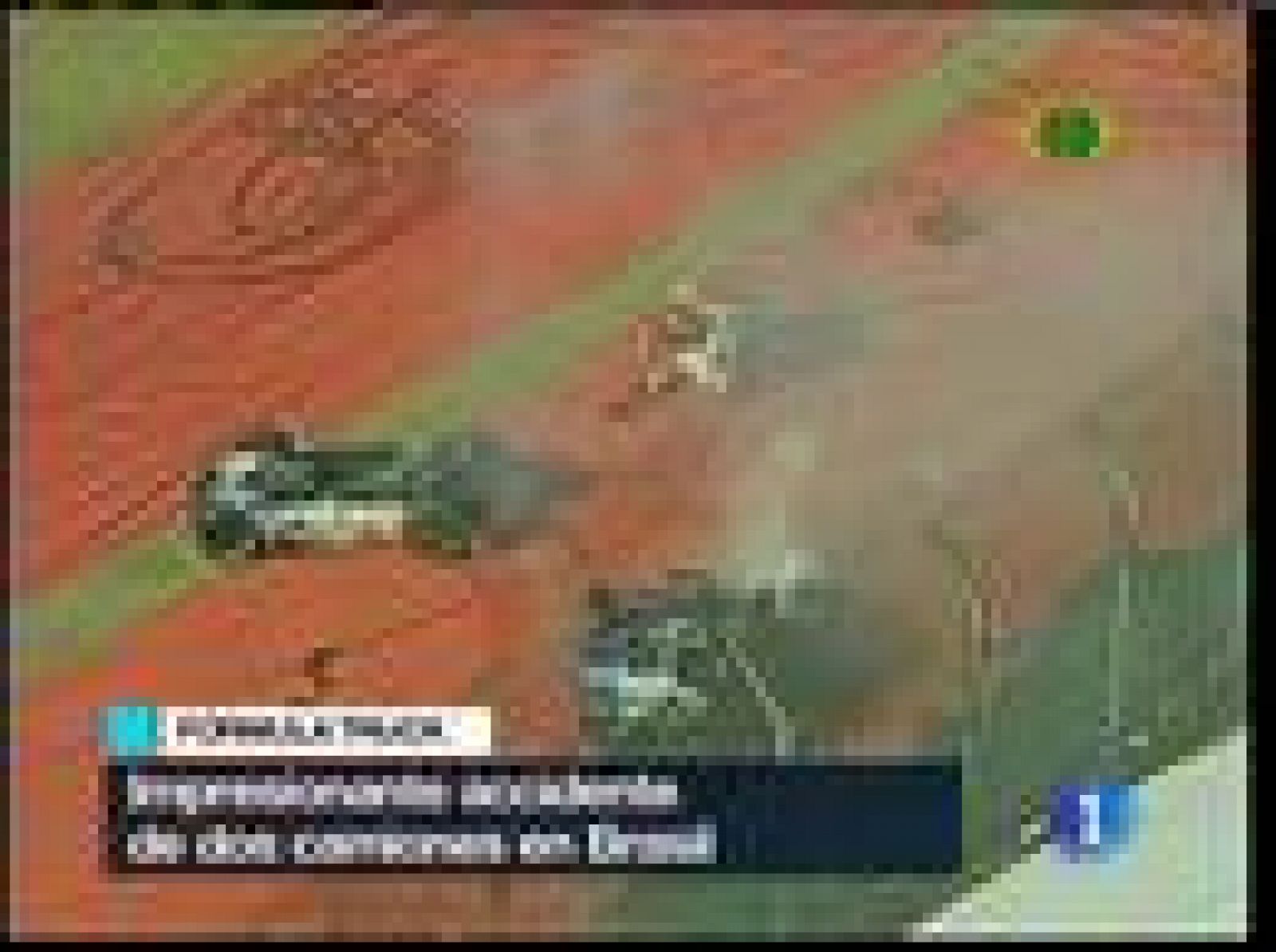 Espectacular accidente de 'monstruos' sobre ruedas | Ver