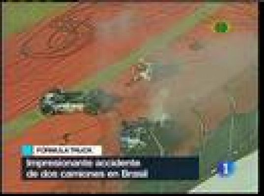  - Espectacular accidente de camiones