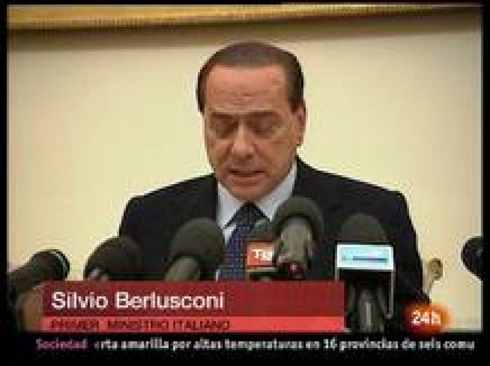 Sin programa: Ruptura entre Berlusconi y Fini | RTVE Play