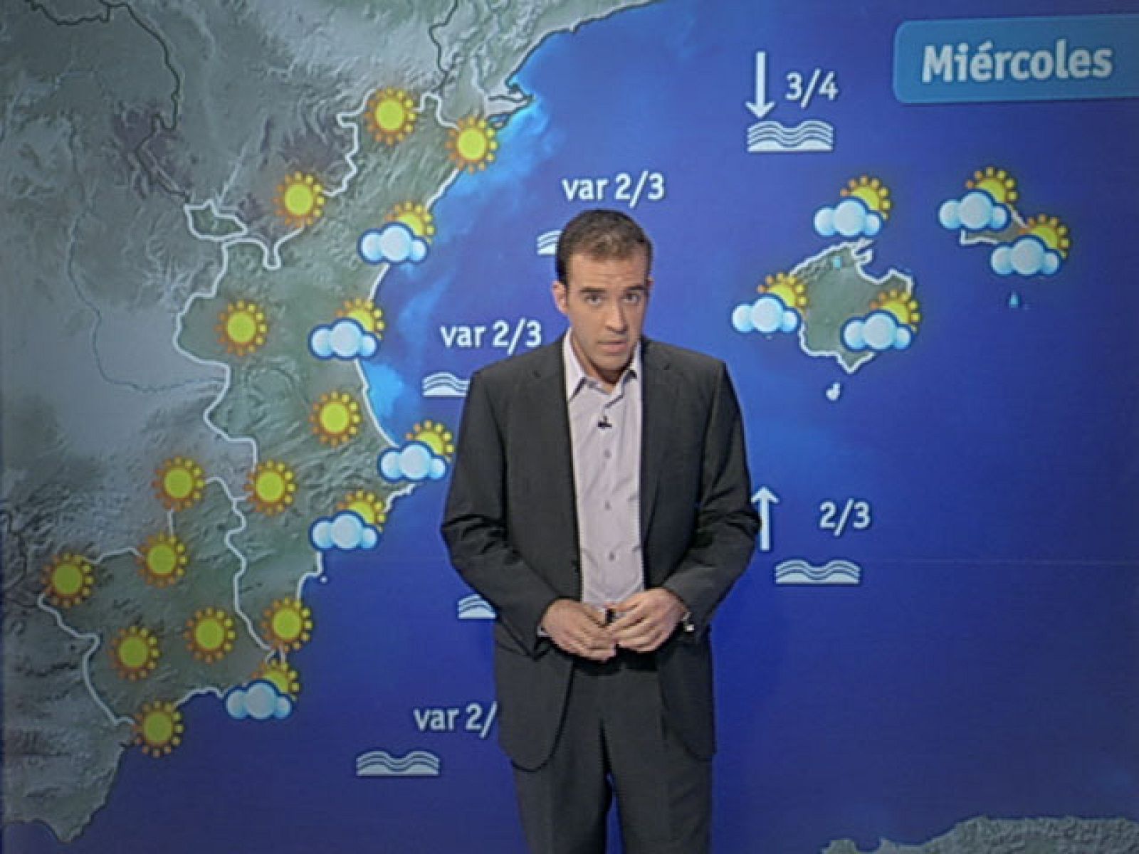 El Tiempo - Nuboso en el tercio norte de la Península con probabilidad de lluvias débiles - 03/08/10 - El tiempo | Ver