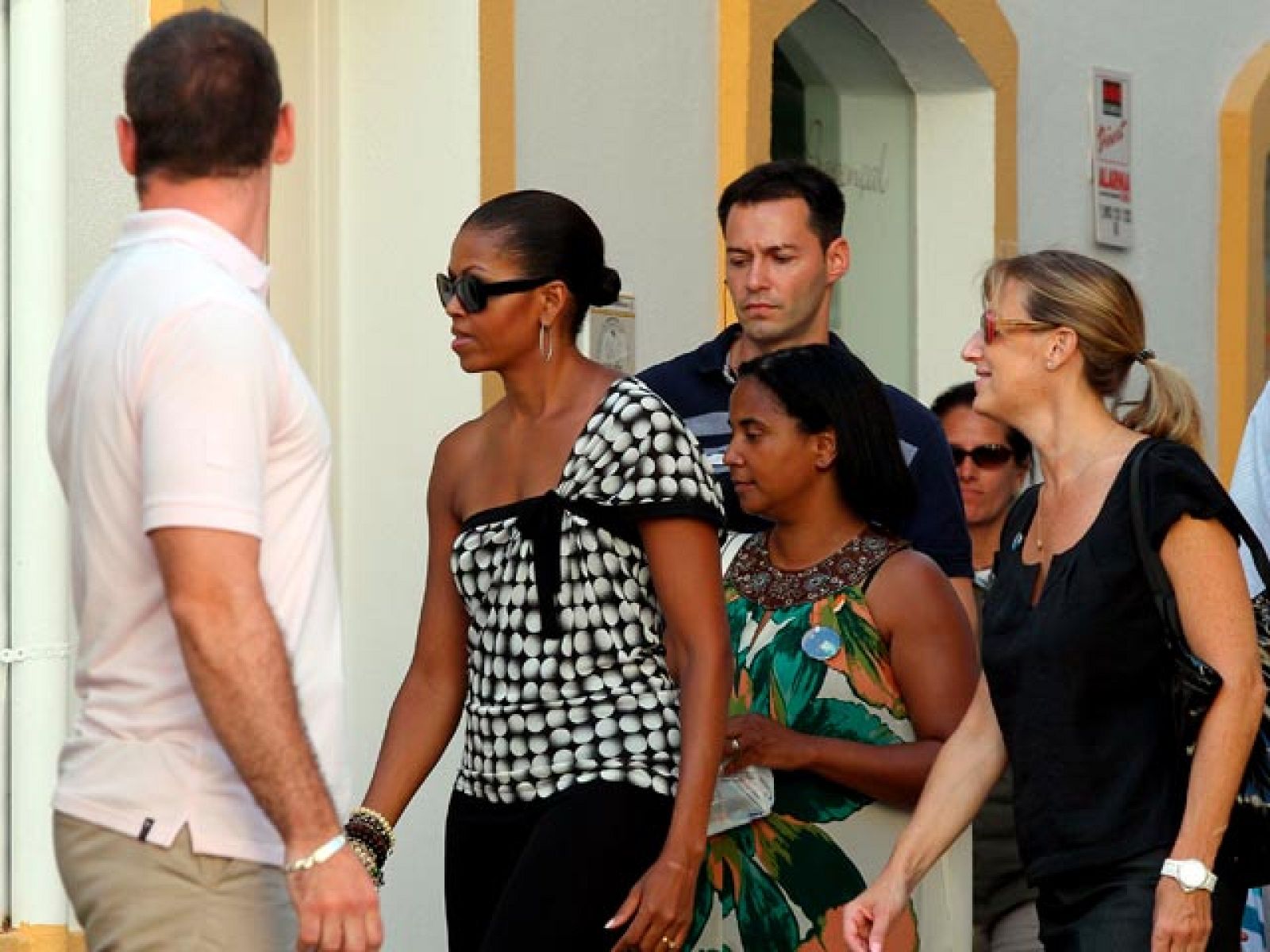 Michelle Obama aterriza en la Costa del Sol | Ver