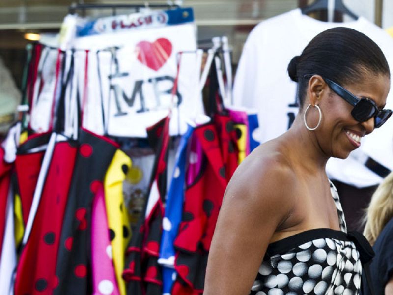Michelle Obama, de compras por Marbella