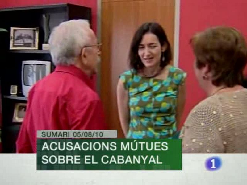 L'Informatiu. Informativo Territorial de la C. Valenciana (05/08/10) 