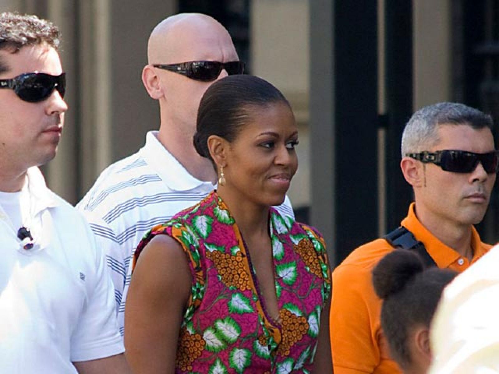 Lo que más le ha interesado de la Catedral a Michelle Obama ha sido el mausoleo de los Reyes Católicos porque fueron ellos los patrocinadores del descubrimiento de América.