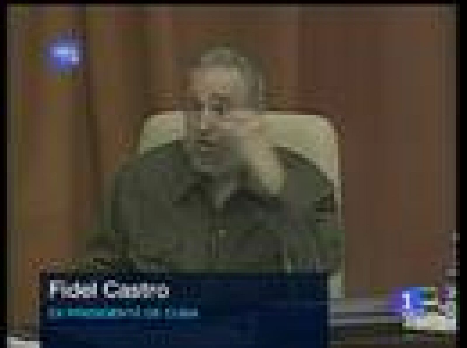 Fidel Castro en la Asamblea Nacional