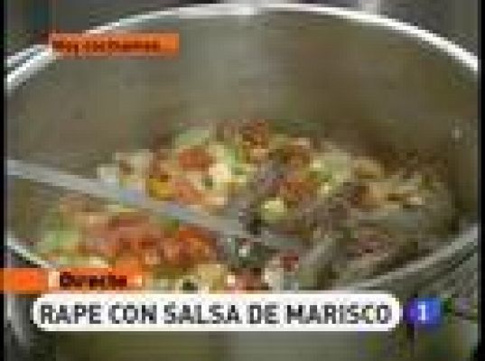 Rape con salsa de marisco